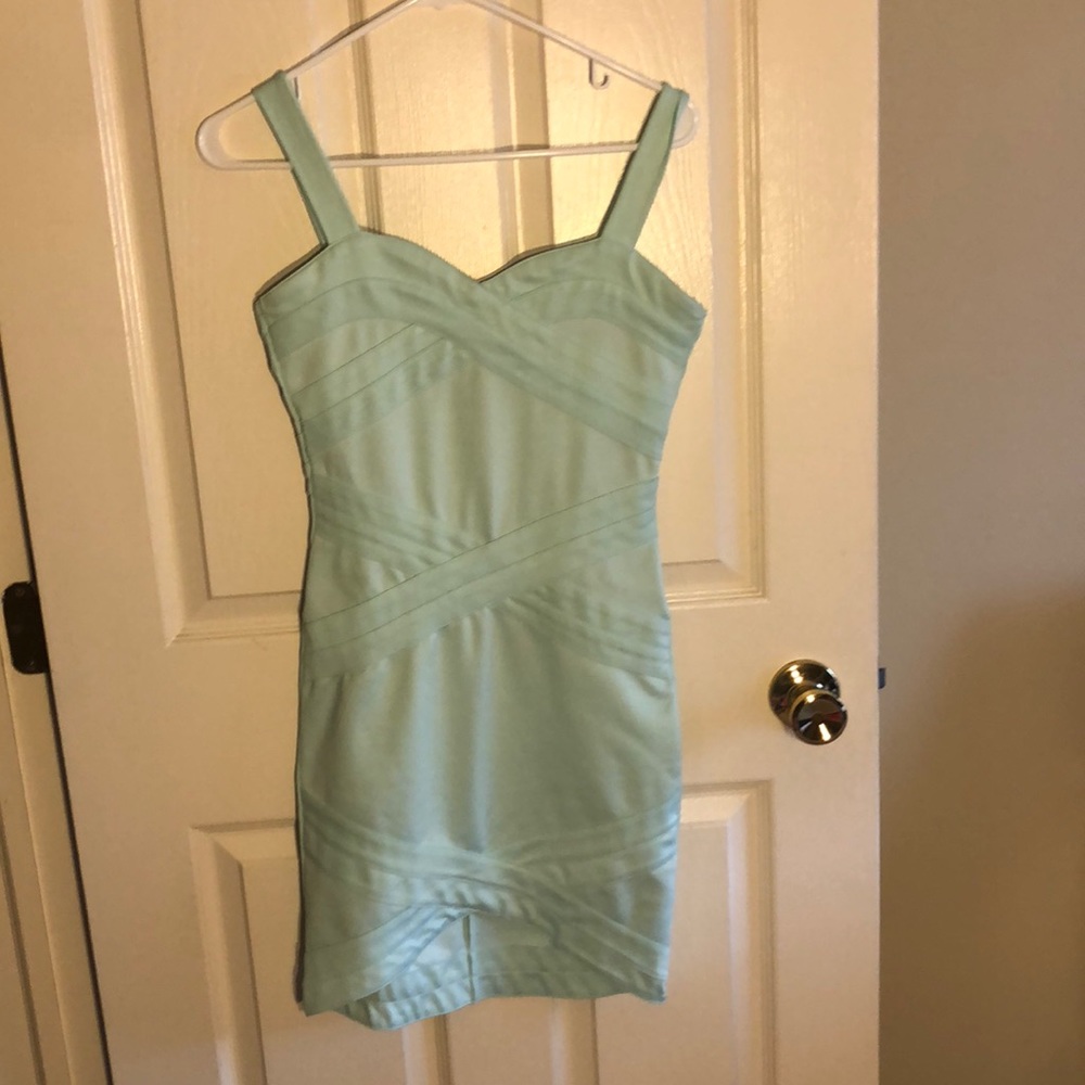 Light blue/teal dress 👗 bodycon size 8